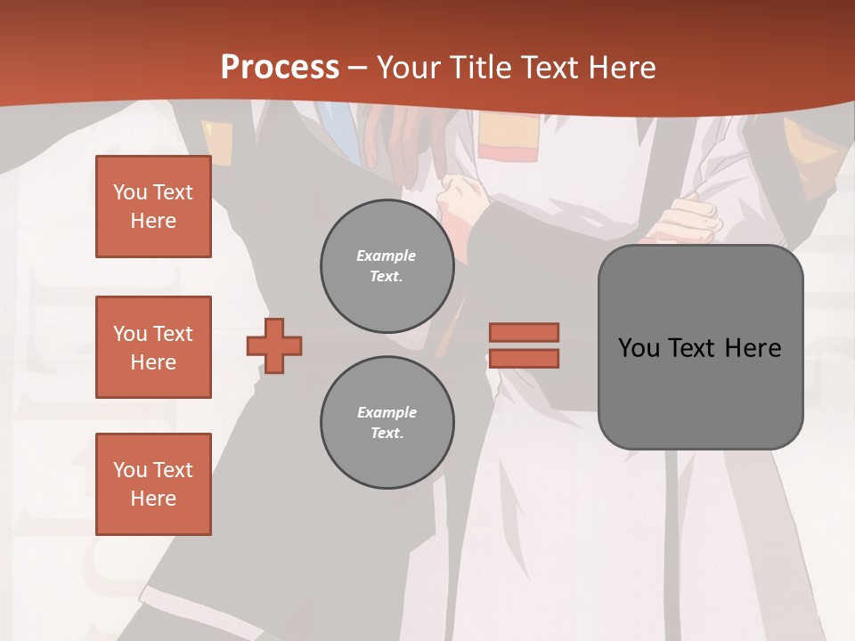 A Couple Of Anime Characters Standing Next To Each Other PowerPoint Template