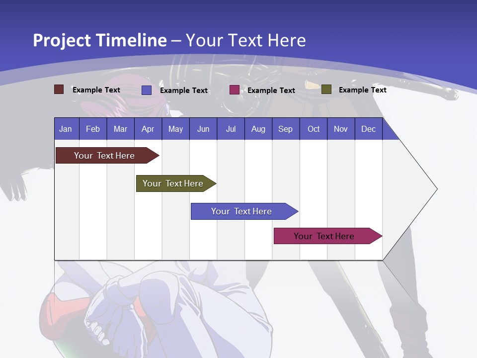 A Couple Of Anime Characters Standing Next To Each Other PowerPoint Template
