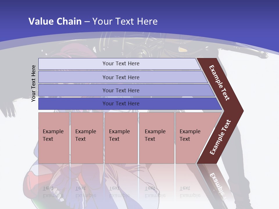 A Couple Of Anime Characters Standing Next To Each Other PowerPoint Template