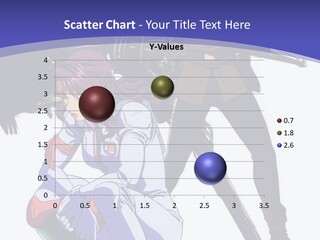 A Couple Of Anime Characters Standing Next To Each Other PowerPoint Template