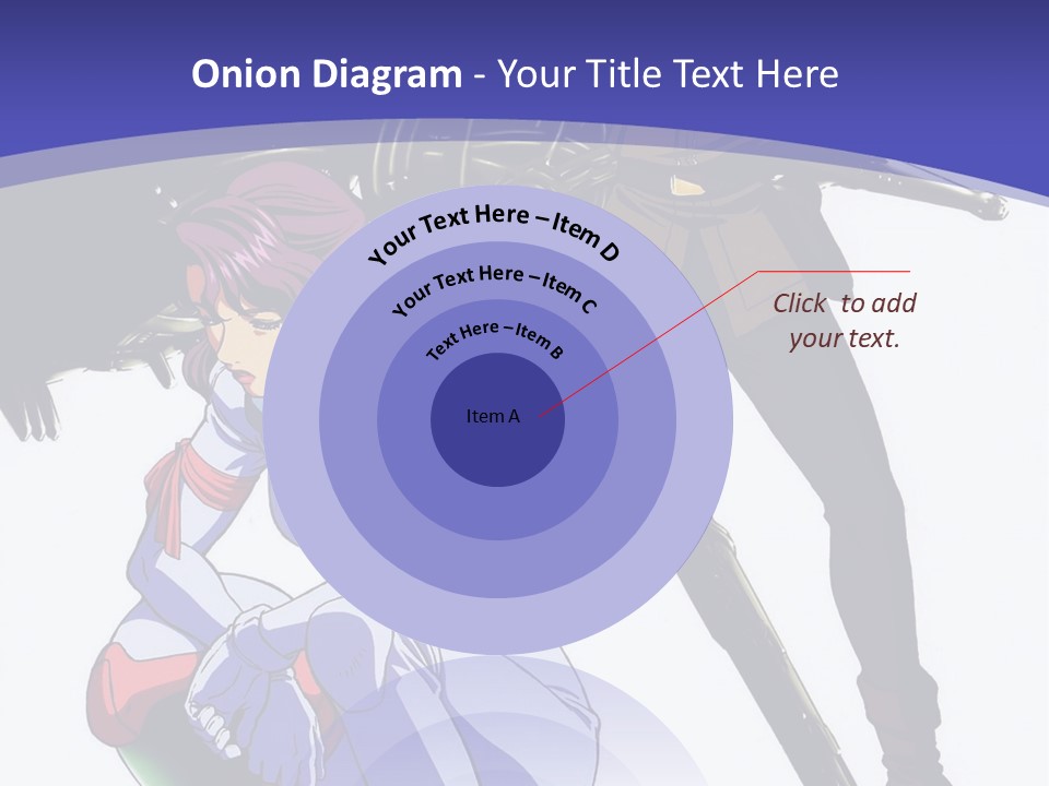 A Couple Of Anime Characters Standing Next To Each Other PowerPoint Template