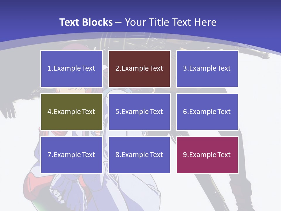 A Couple Of Anime Characters Standing Next To Each Other PowerPoint Template