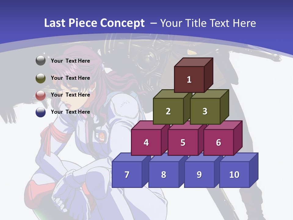 A Couple Of Anime Characters Standing Next To Each Other PowerPoint Template