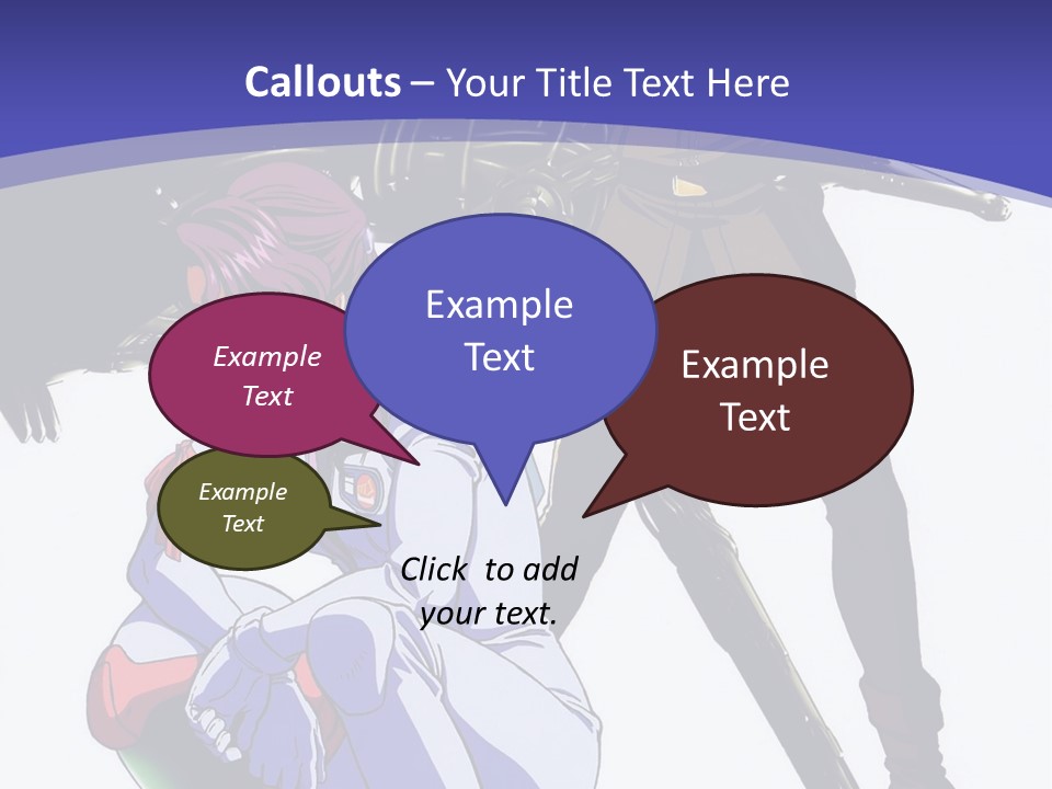 A Couple Of Anime Characters Standing Next To Each Other PowerPoint Template