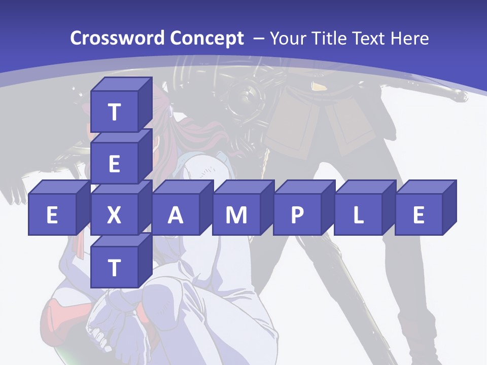 A Couple Of Anime Characters Standing Next To Each Other PowerPoint Template