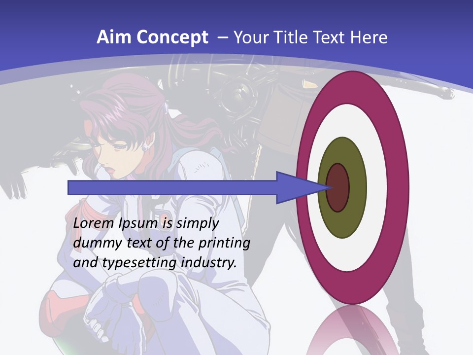 A Couple Of Anime Characters Standing Next To Each Other PowerPoint Template