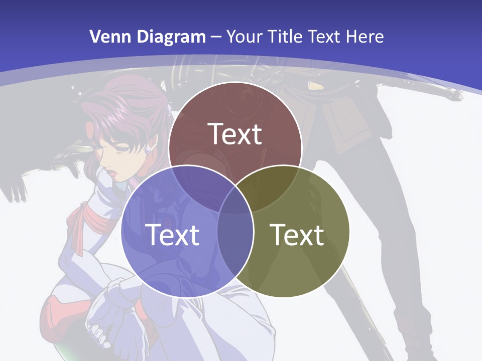 A Couple Of Anime Characters Standing Next To Each Other PowerPoint Template