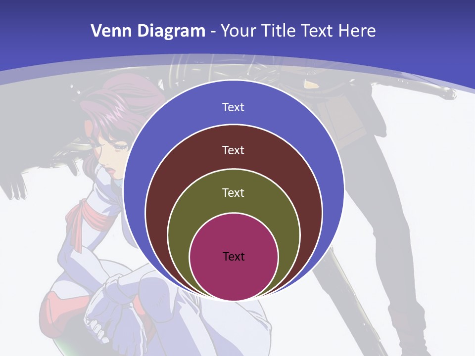 A Couple Of Anime Characters Standing Next To Each Other PowerPoint Template