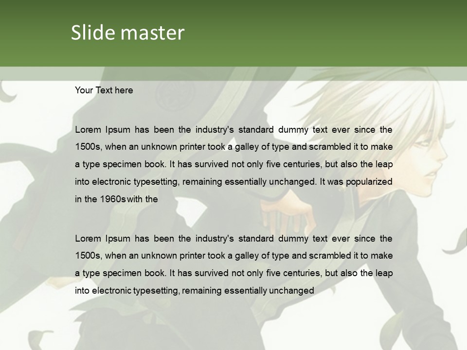 A Couple Of People That Are Standing In The Grass PowerPoint Template