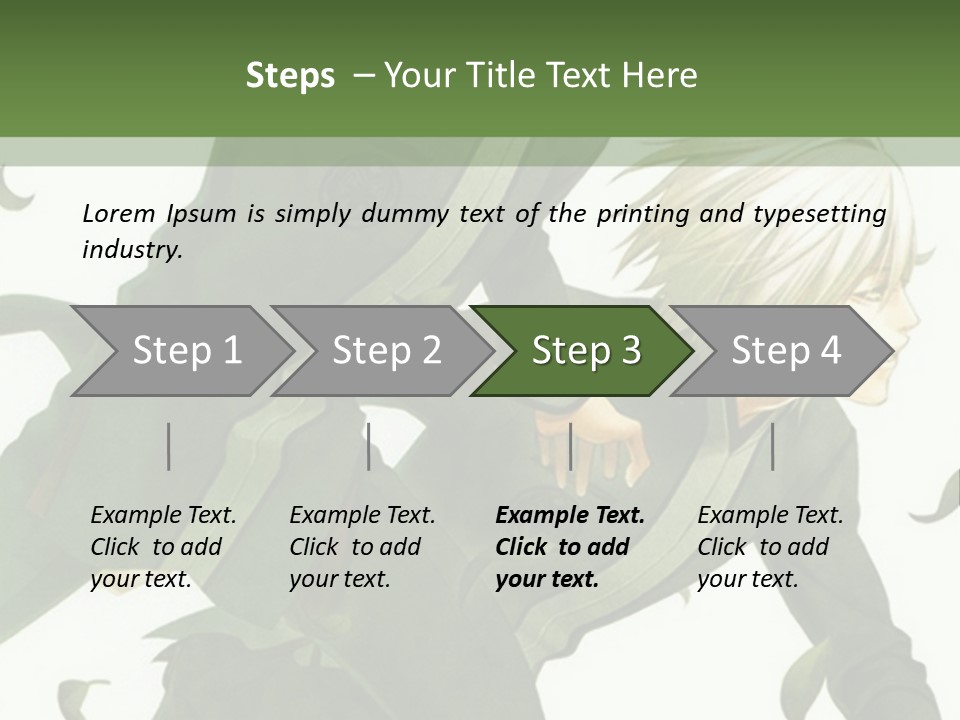 A Couple Of People That Are Standing In The Grass PowerPoint Template