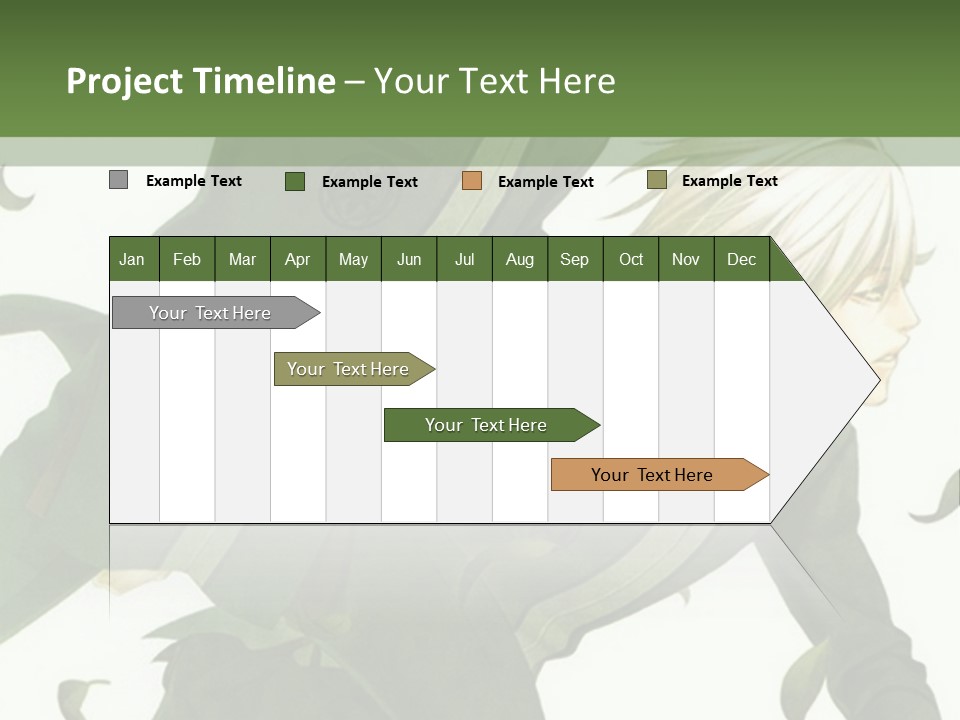 A Couple Of People That Are Standing In The Grass PowerPoint Template