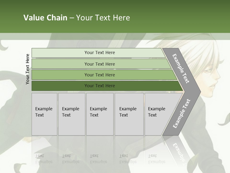 A Couple Of People That Are Standing In The Grass PowerPoint Template