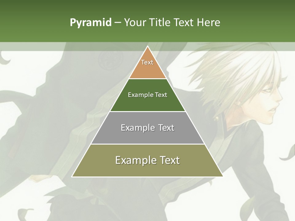 A Couple Of People That Are Standing In The Grass PowerPoint Template