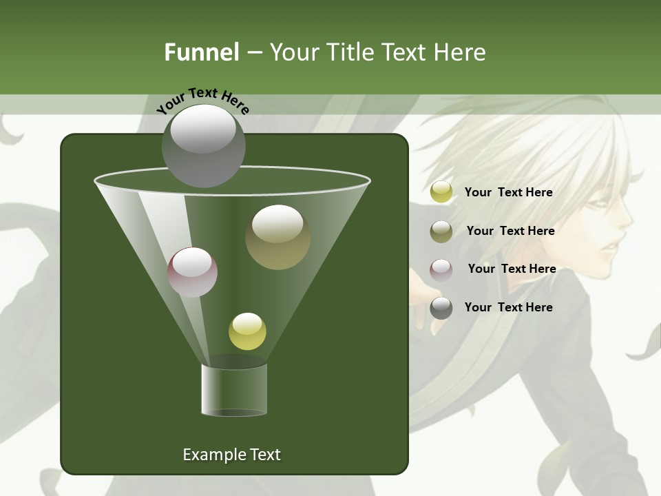 A Couple Of People That Are Standing In The Grass PowerPoint Template