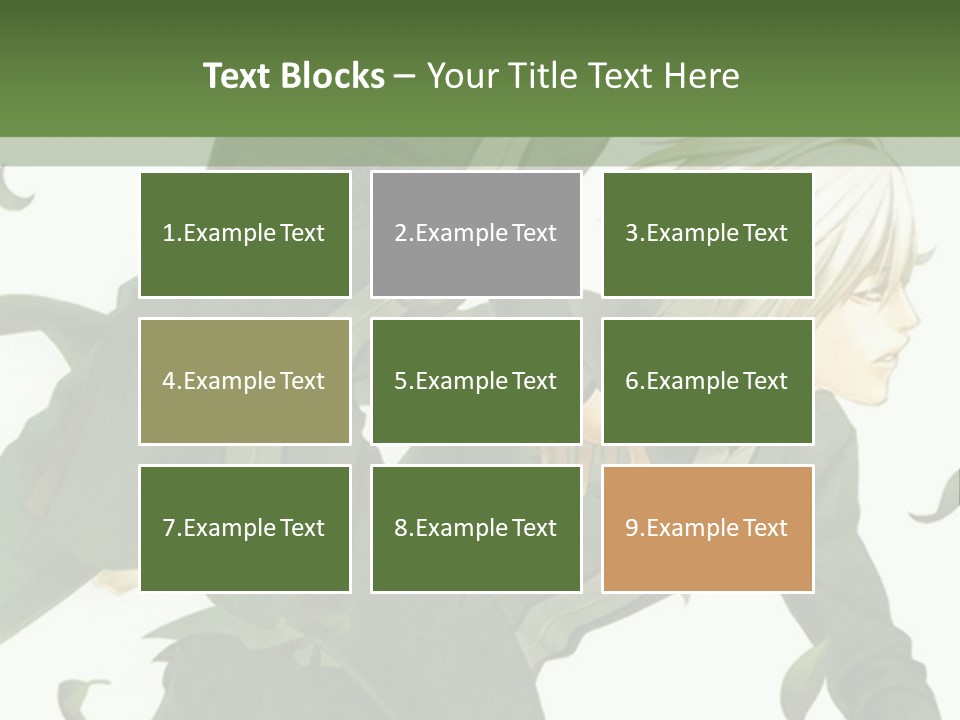 A Couple Of People That Are Standing In The Grass PowerPoint Template