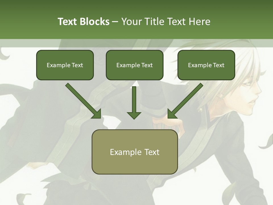 A Couple Of People That Are Standing In The Grass PowerPoint Template