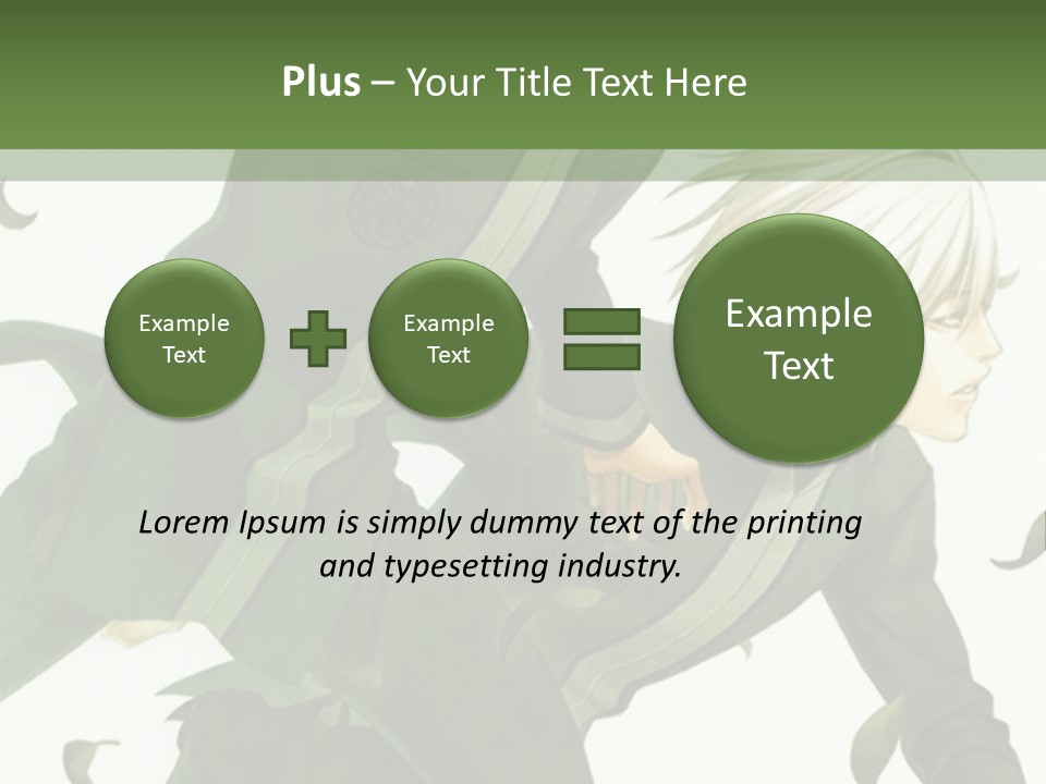 A Couple Of People That Are Standing In The Grass PowerPoint Template