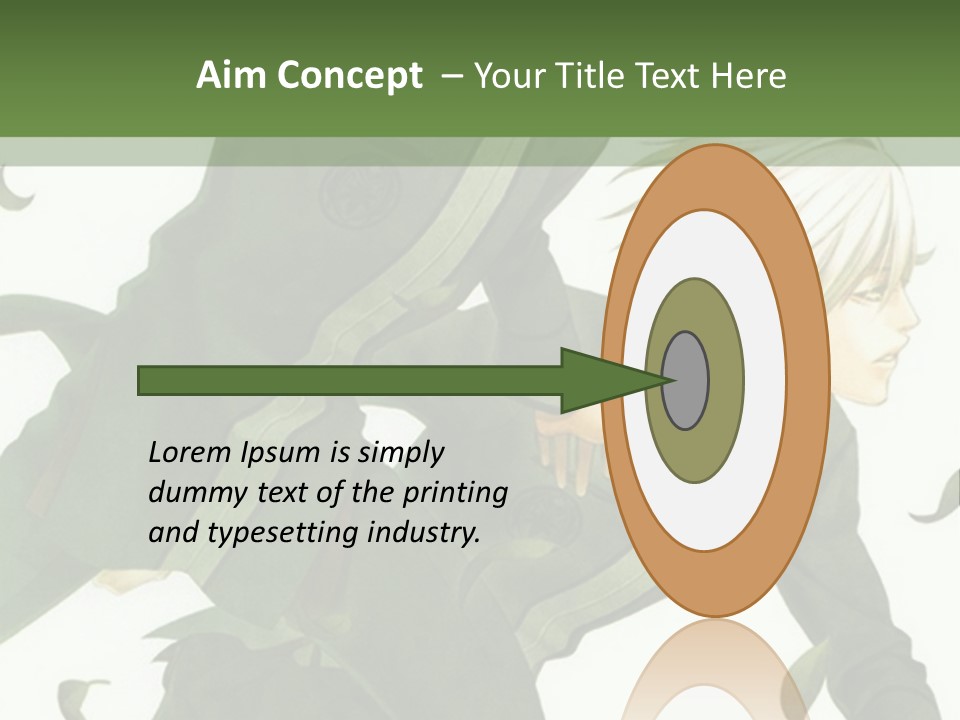 A Couple Of People That Are Standing In The Grass PowerPoint Template