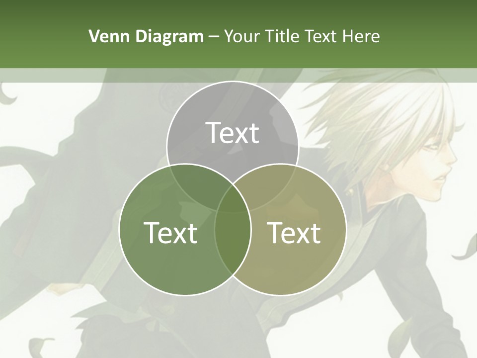 A Couple Of People That Are Standing In The Grass PowerPoint Template