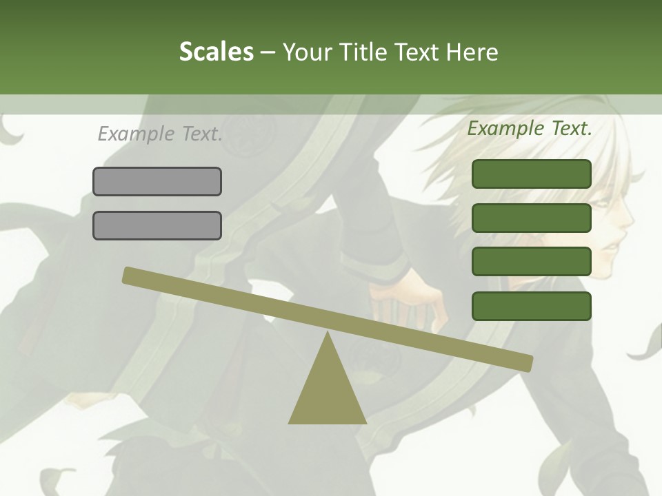 A Couple Of People That Are Standing In The Grass PowerPoint Template