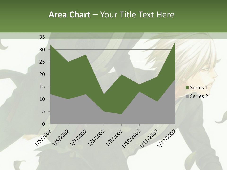 A Couple Of People That Are Standing In The Grass PowerPoint Template