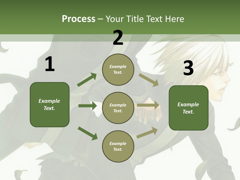 A Couple Of People That Are Standing In The Grass PowerPoint Template