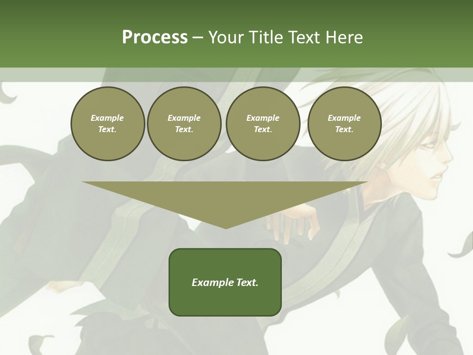 A Couple Of People That Are Standing In The Grass PowerPoint Template