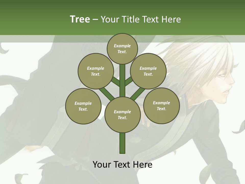 A Couple Of People That Are Standing In The Grass PowerPoint Template