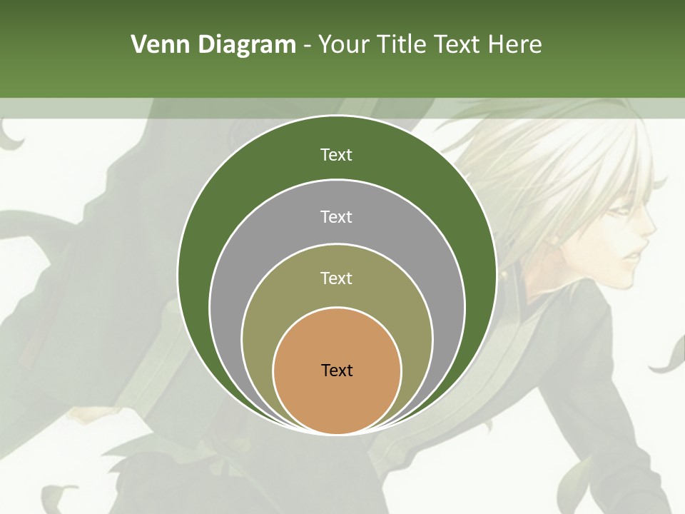 A Couple Of People That Are Standing In The Grass PowerPoint Template