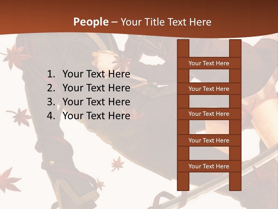 A Couple Of People Sitting On Top Of A Bench PowerPoint Template