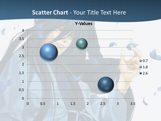 A Couple Of Anime Characters Sitting Next To Each Other PowerPoint Template