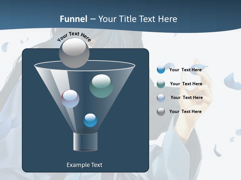 A Couple Of Anime Characters Sitting Next To Each Other PowerPoint Template