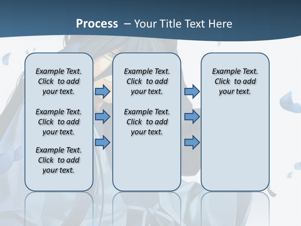 A Couple Of Anime Characters Sitting Next To Each Other PowerPoint Template