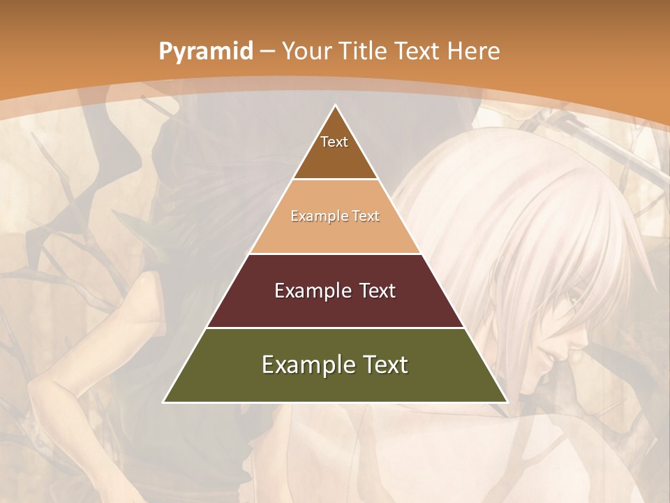 A Couple Of Anime Characters Sitting Next To Each Other PowerPoint Template