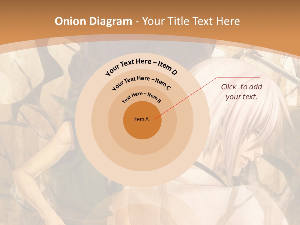 A Couple Of Anime Characters Sitting Next To Each Other PowerPoint Template