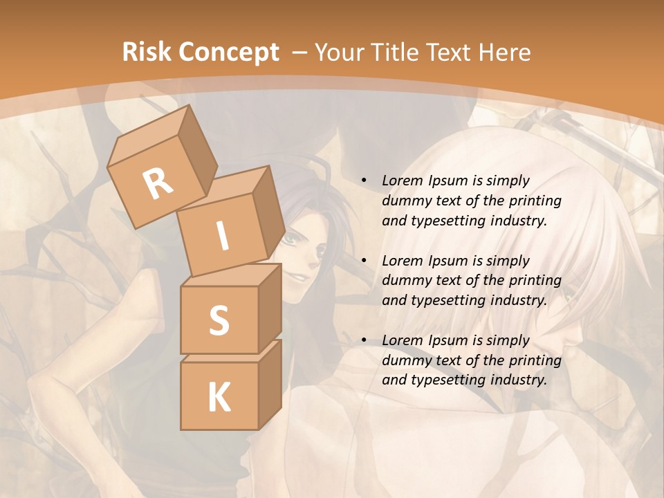 A Couple Of Anime Characters Sitting Next To Each Other PowerPoint Template