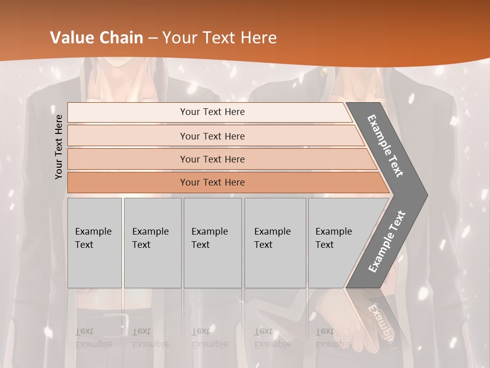 A Couple Of Men Standing Next To Each Other PowerPoint Template