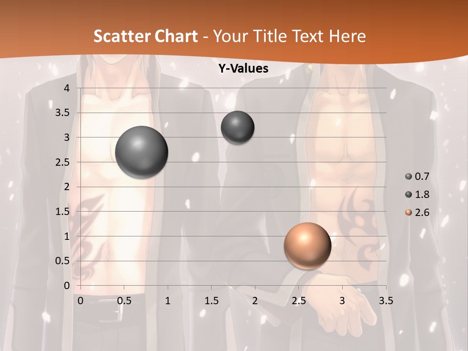 A Couple Of Men Standing Next To Each Other PowerPoint Template
