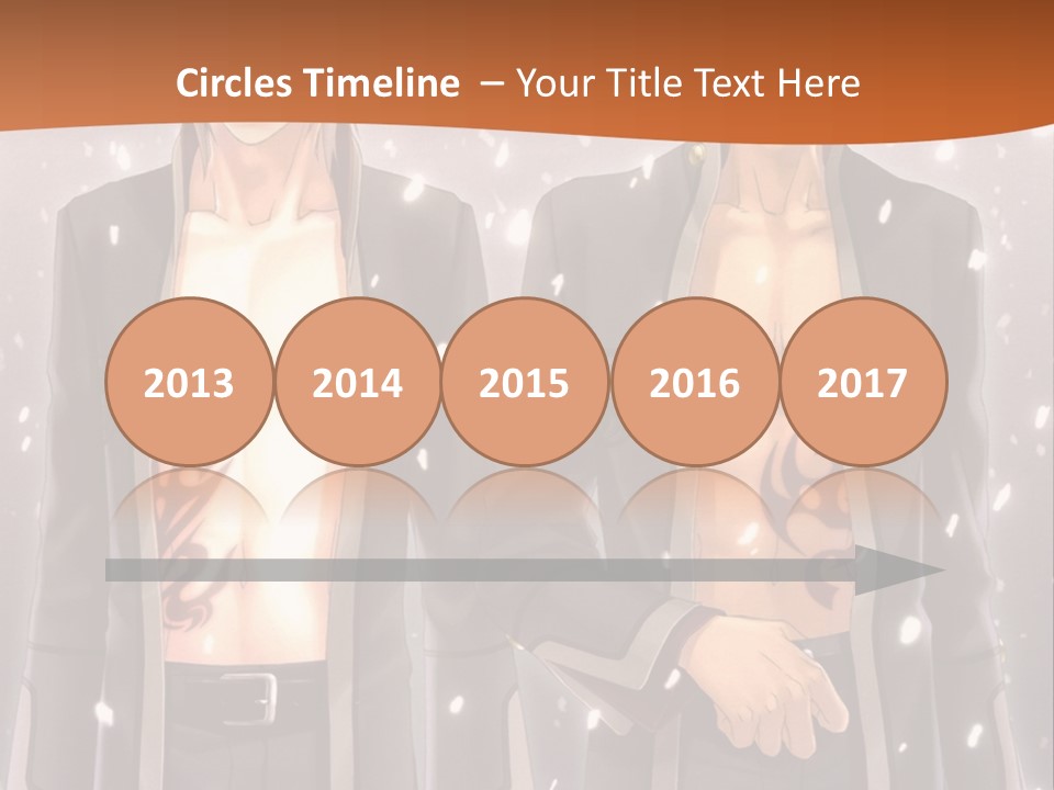 A Couple Of Men Standing Next To Each Other PowerPoint Template