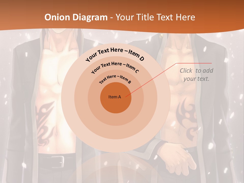 A Couple Of Men Standing Next To Each Other PowerPoint Template