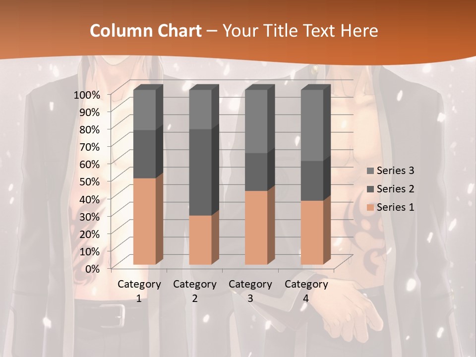 A Couple Of Men Standing Next To Each Other PowerPoint Template