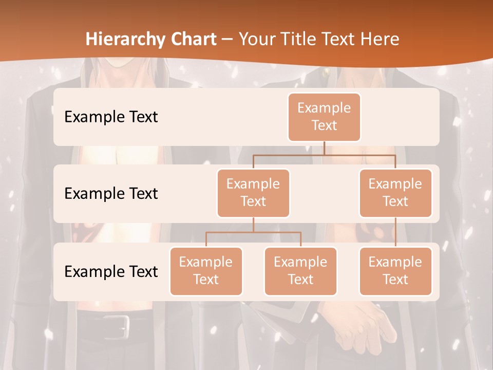 A Couple Of Men Standing Next To Each Other PowerPoint Template