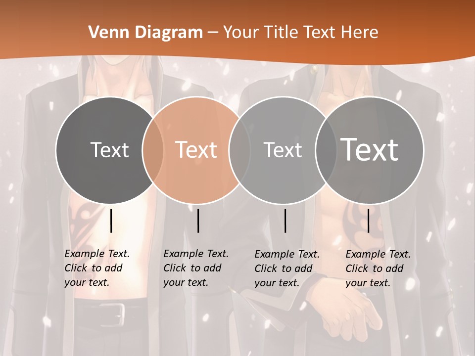 A Couple Of Men Standing Next To Each Other PowerPoint Template