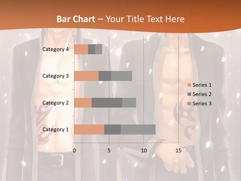 A Couple Of Men Standing Next To Each Other PowerPoint Template