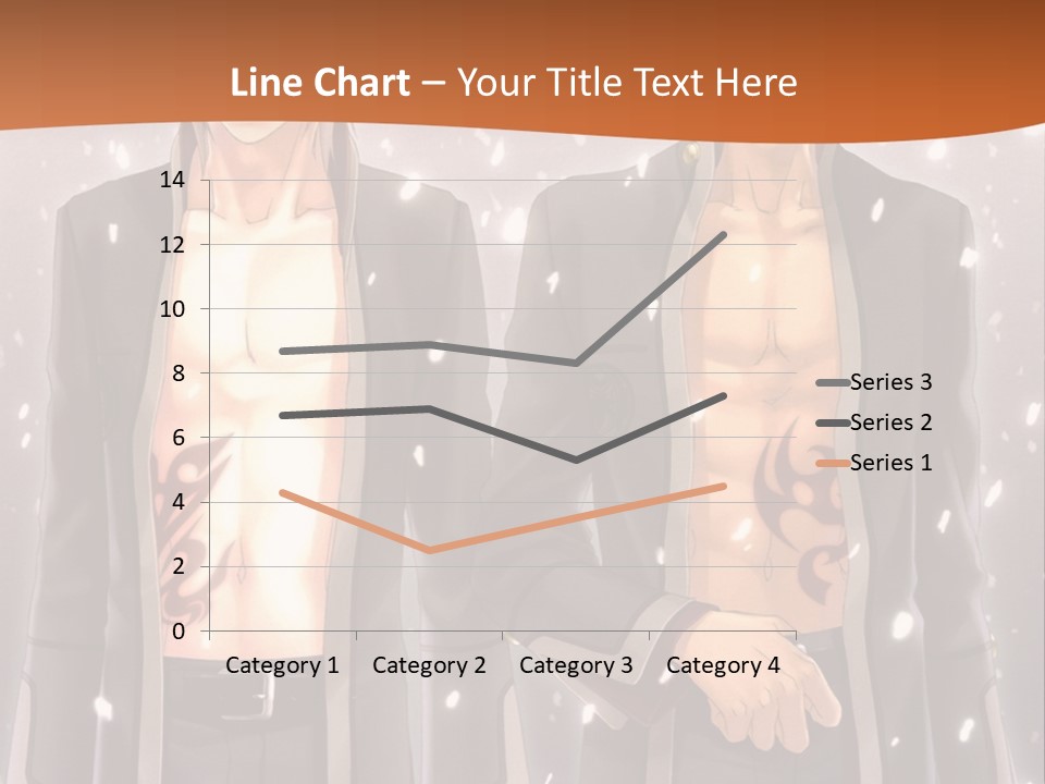 A Couple Of Men Standing Next To Each Other PowerPoint Template