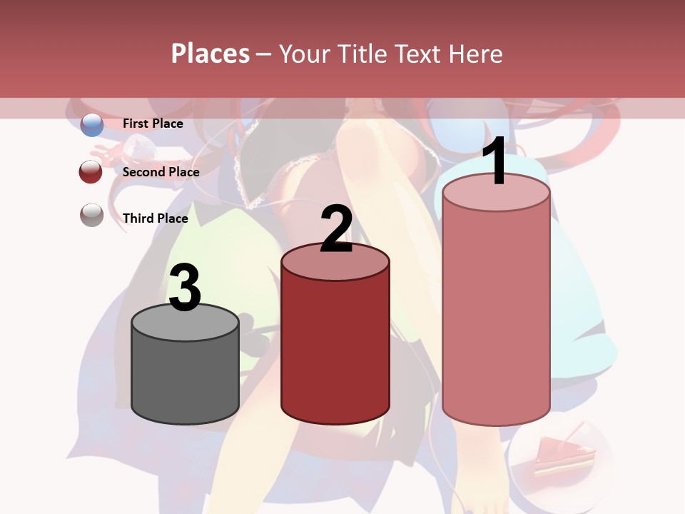 A Woman Sitting On Top Of A Chair With A Microphone PowerPoint Template