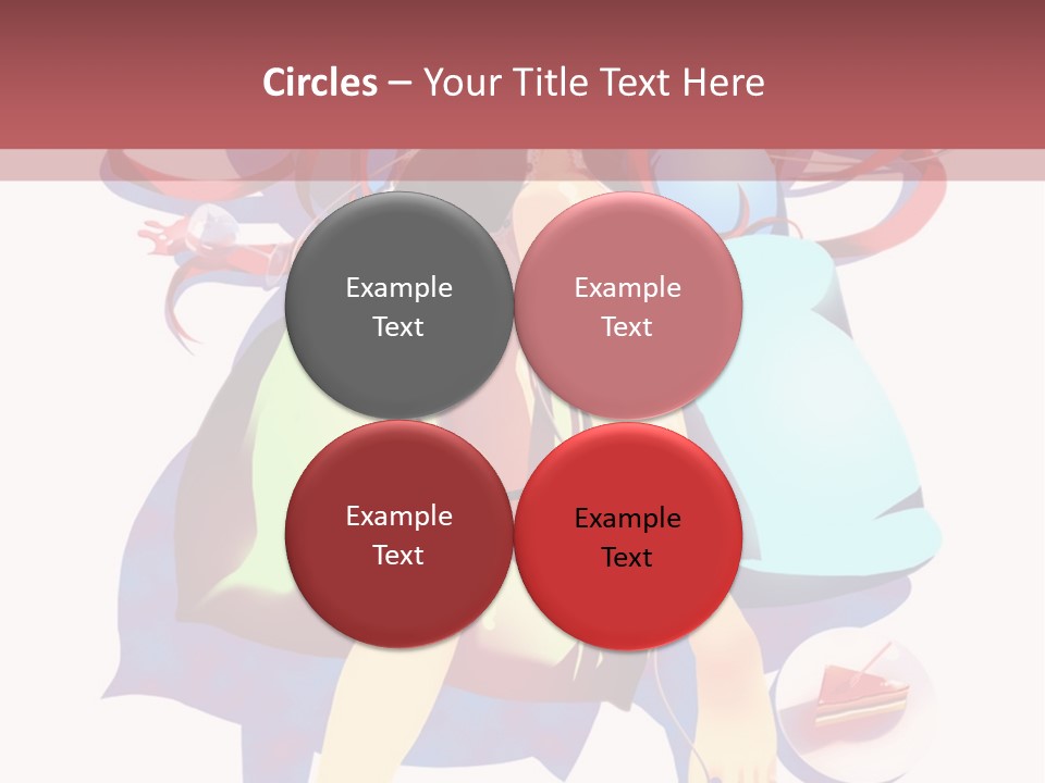 A Woman Sitting On Top Of A Chair With A Microphone PowerPoint Template