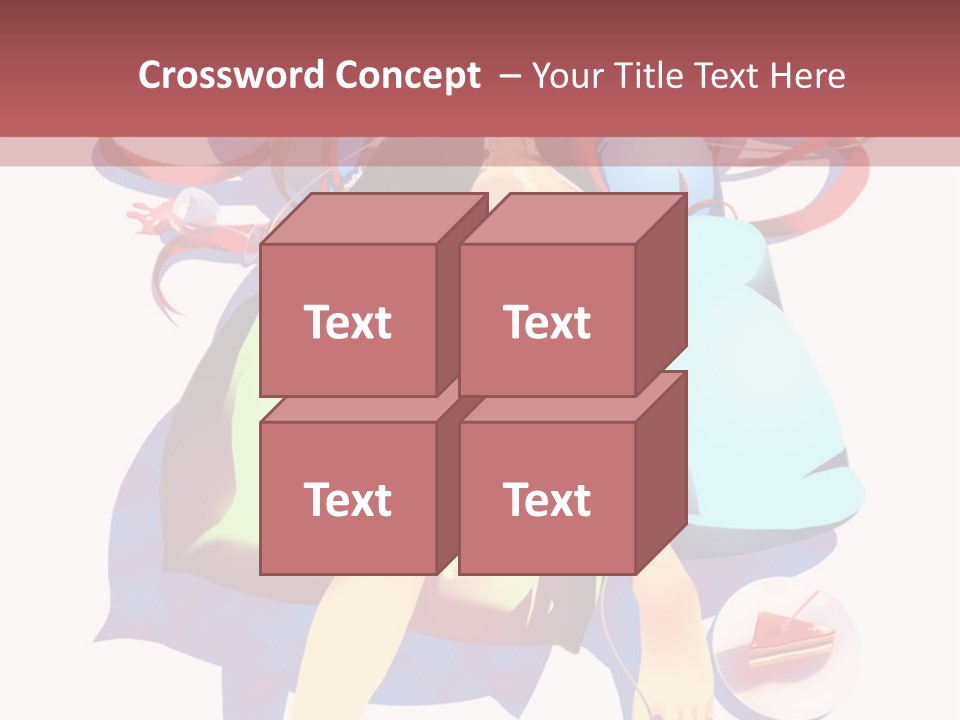 A Woman Sitting On Top Of A Chair With A Microphone PowerPoint Template