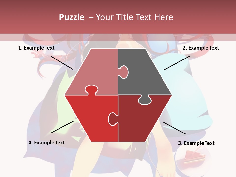 A Woman Sitting On Top Of A Chair With A Microphone PowerPoint Template