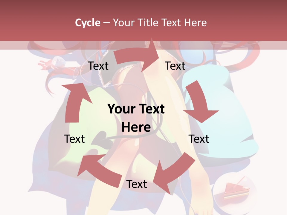 A Woman Sitting On Top Of A Chair With A Microphone PowerPoint Template